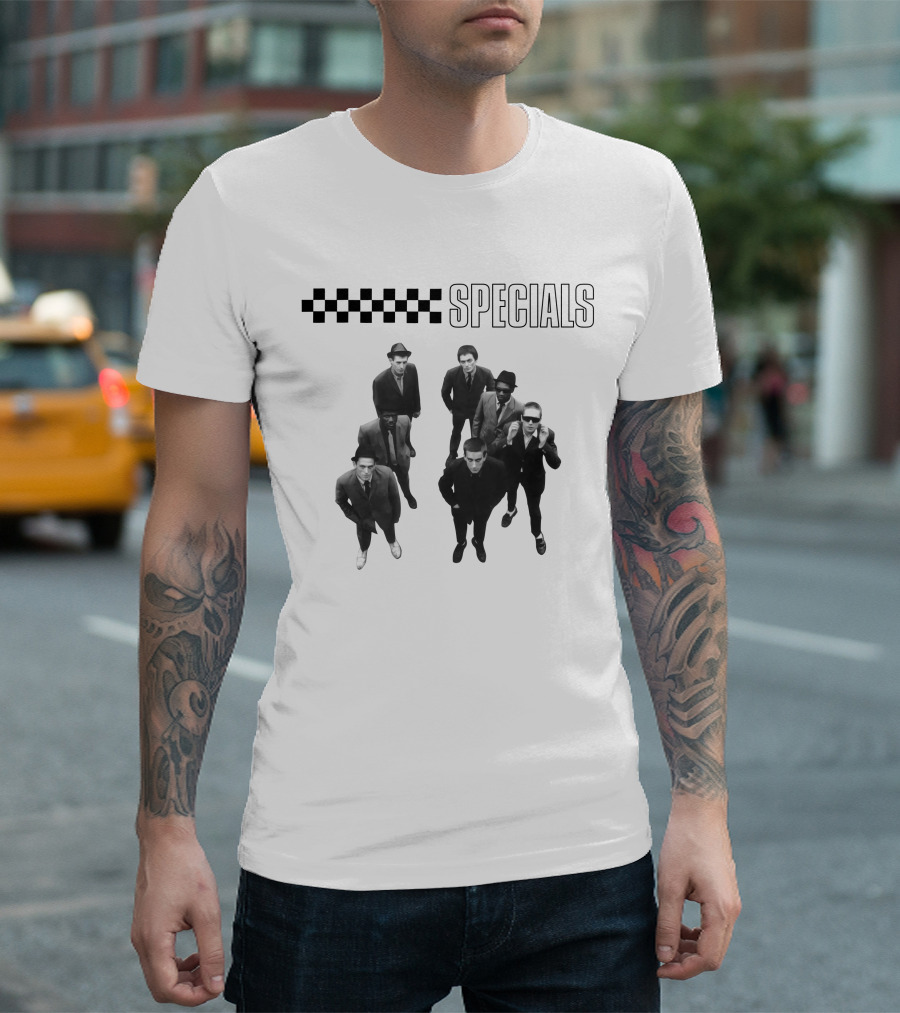 Specials Checkerboard Ska Band Tsp T-Shirt