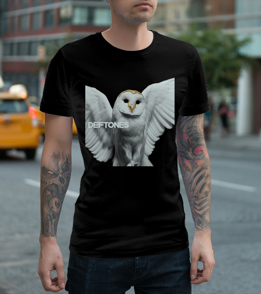 Deftones Diamond Eyes Owl Imagery Album Cover T-Shirt