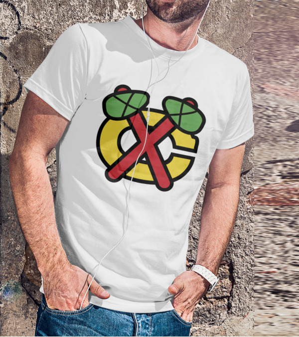 Chicago Blackhawks Classic Crossover Hockey T-Shirt