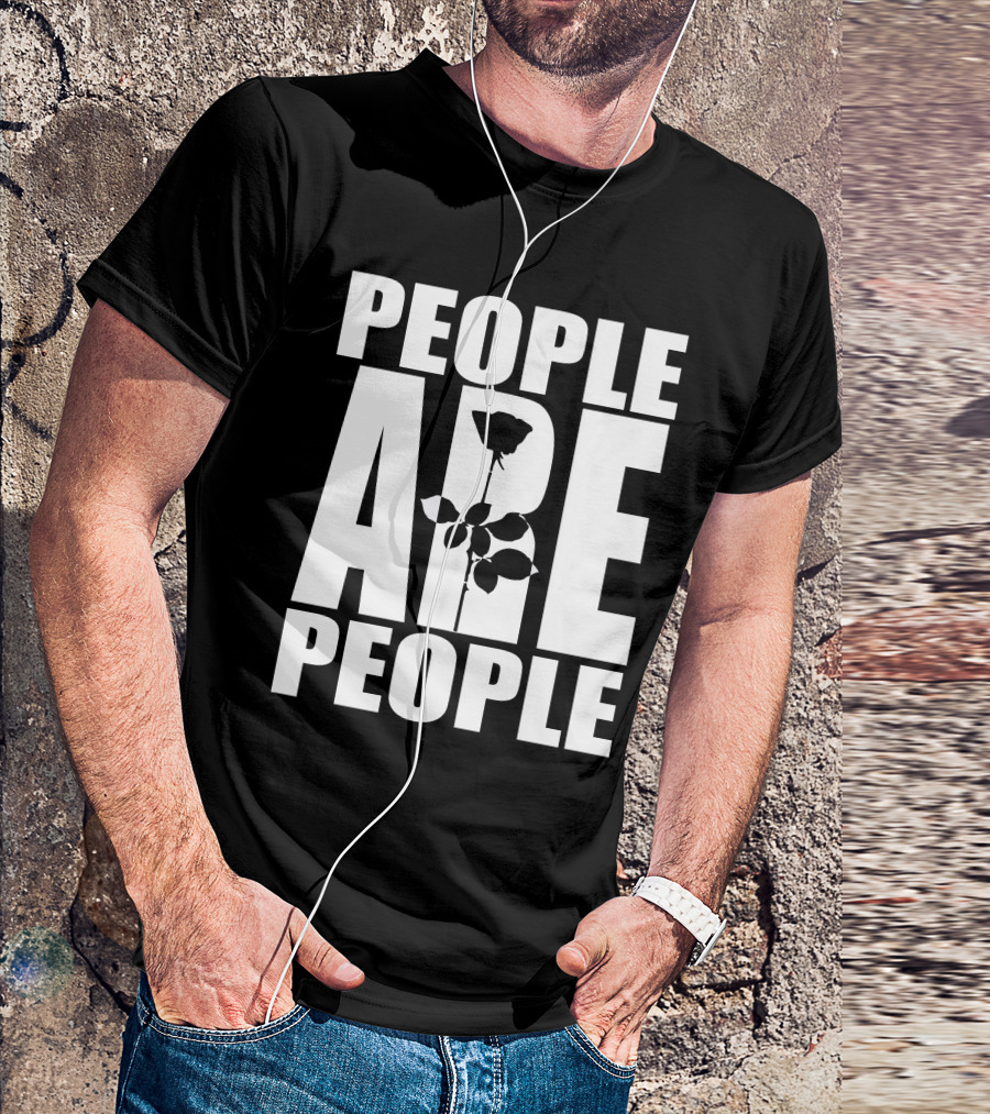 Depeche Mode People Are People Bold Rose T-Shirt