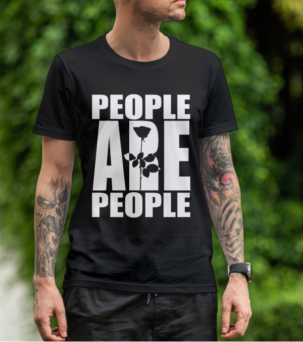 Depeche Mode People Are People Bold Rose T-Shirt