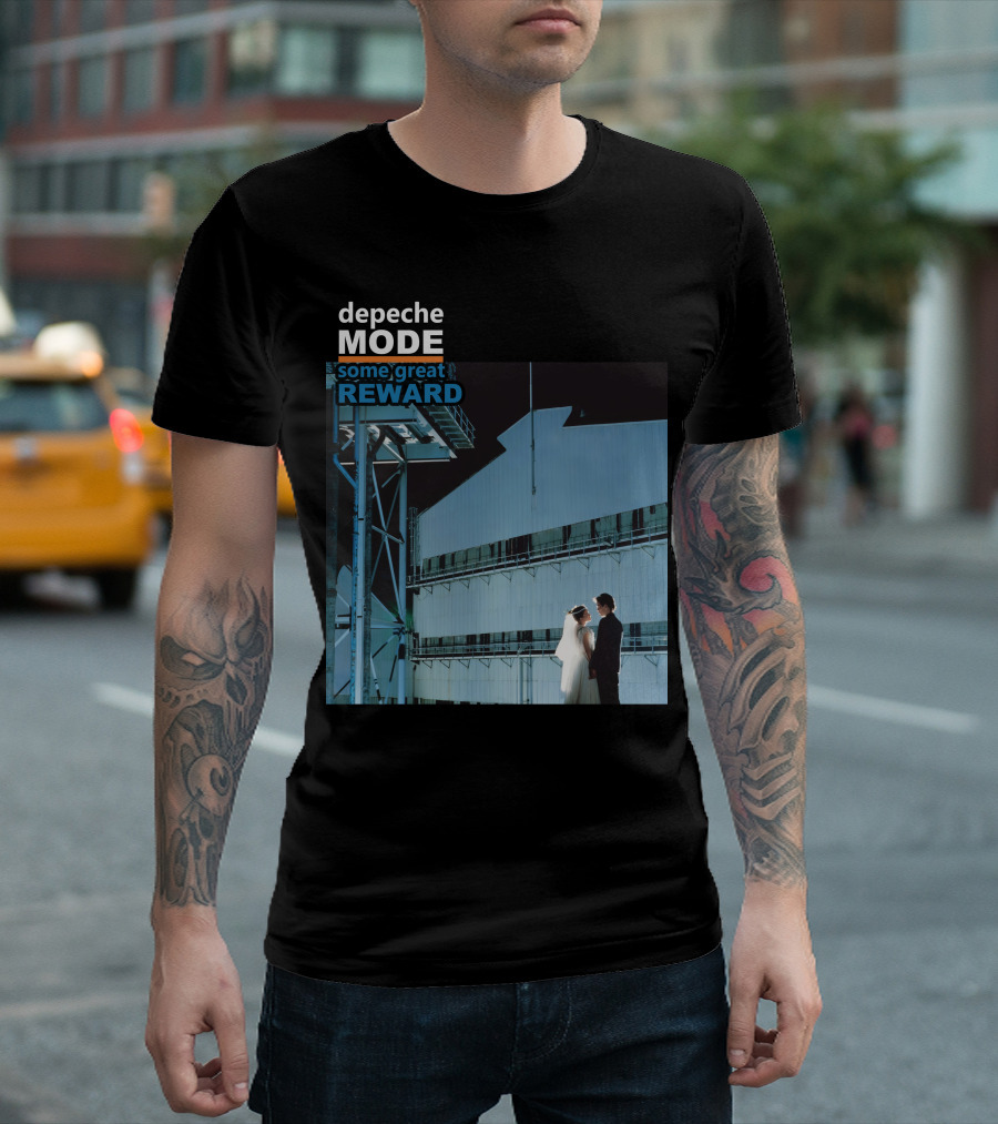 Depeche Mode Some Great Reward Album Cover Night Scene With Bride And Groom T-Shirt