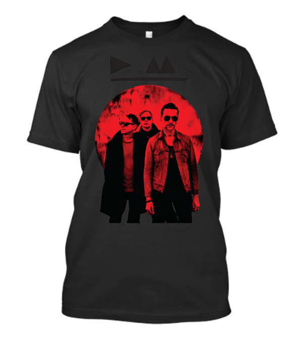 Depeche Mode Red Circle Trio T-Shirt