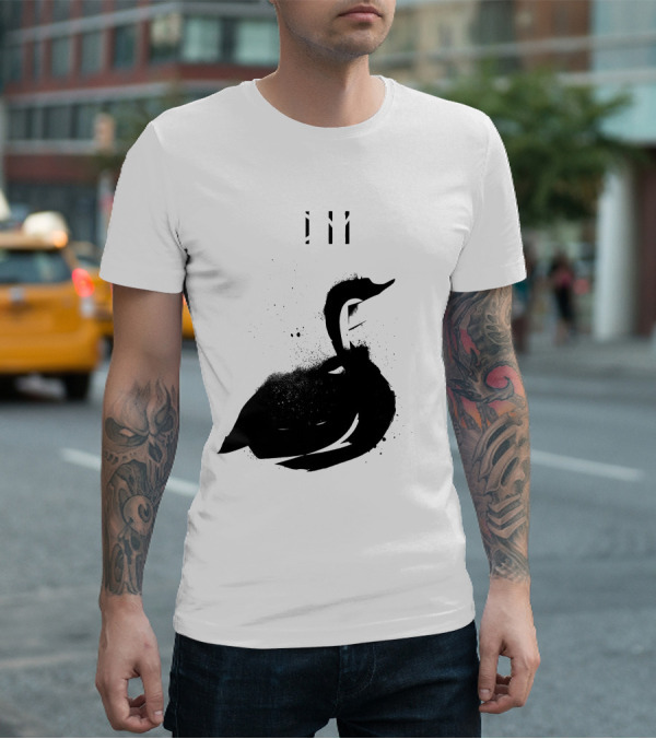 Depeche Mode 7 Abstract Black Swan Stencil Theme Vintage Style T-Shirt