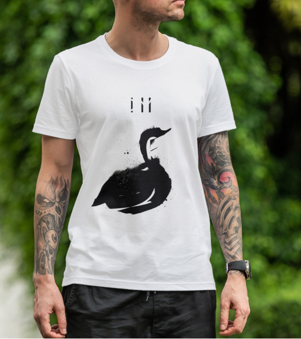 Depeche Mode 7 Abstract Black Swan Stencil Theme Vintage Style T-Shirt