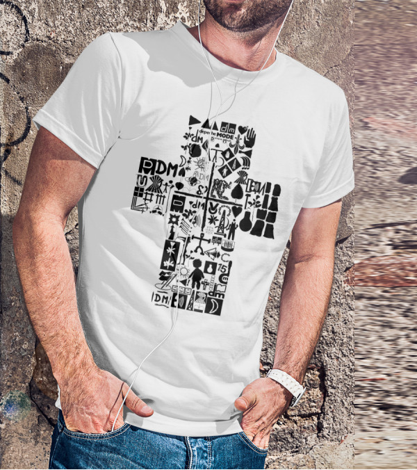 Depeche Mode Dm 14 Iconic Symbols And Logos Collection T-Shirt