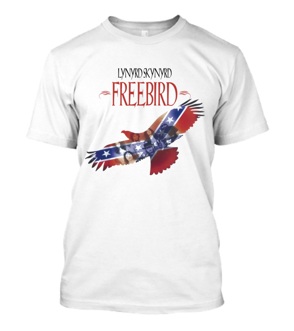 Lynyrd Skynyrd Freebird Confederate Flag Eagle T-Shirt