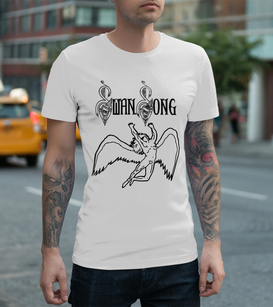 Lzp Swan Song Winged Figure T-Shirt