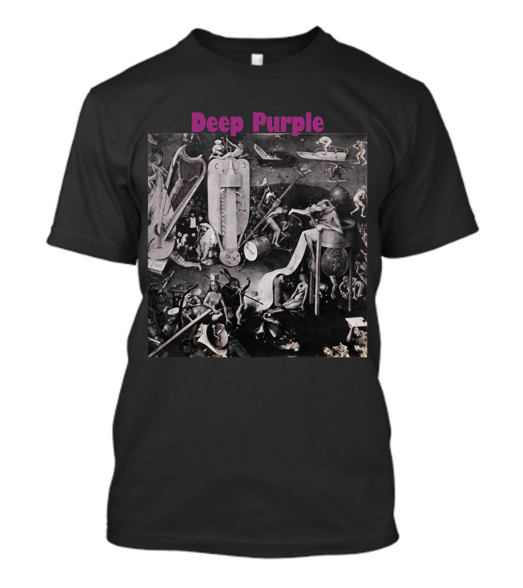 Deep Purple Garden Of Earthly Delights Bosch T-Shirt
