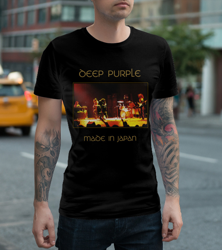 Deep Purple Made In Japan Live Concert Performance T-Shirt