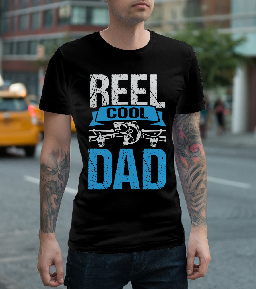 Reel Cool Dad Fishing T-Shirt