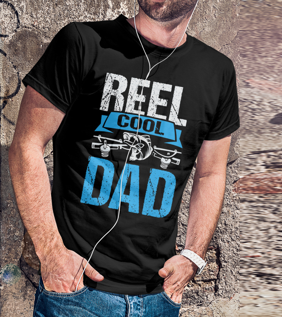 Reel Cool Dad Fishing T-Shirt