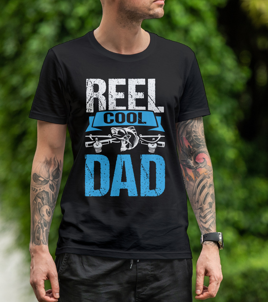 Reel Cool Dad Fishing T-Shirt