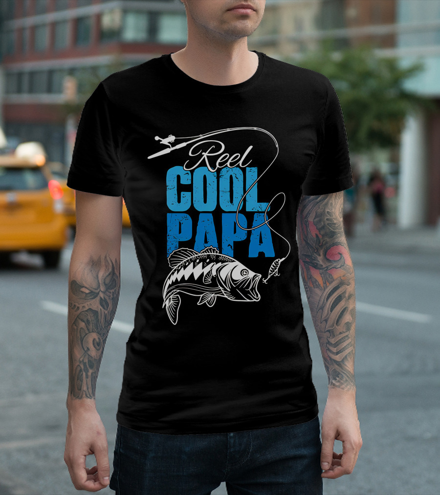Reel Cool Papa Fishing T-Shirt