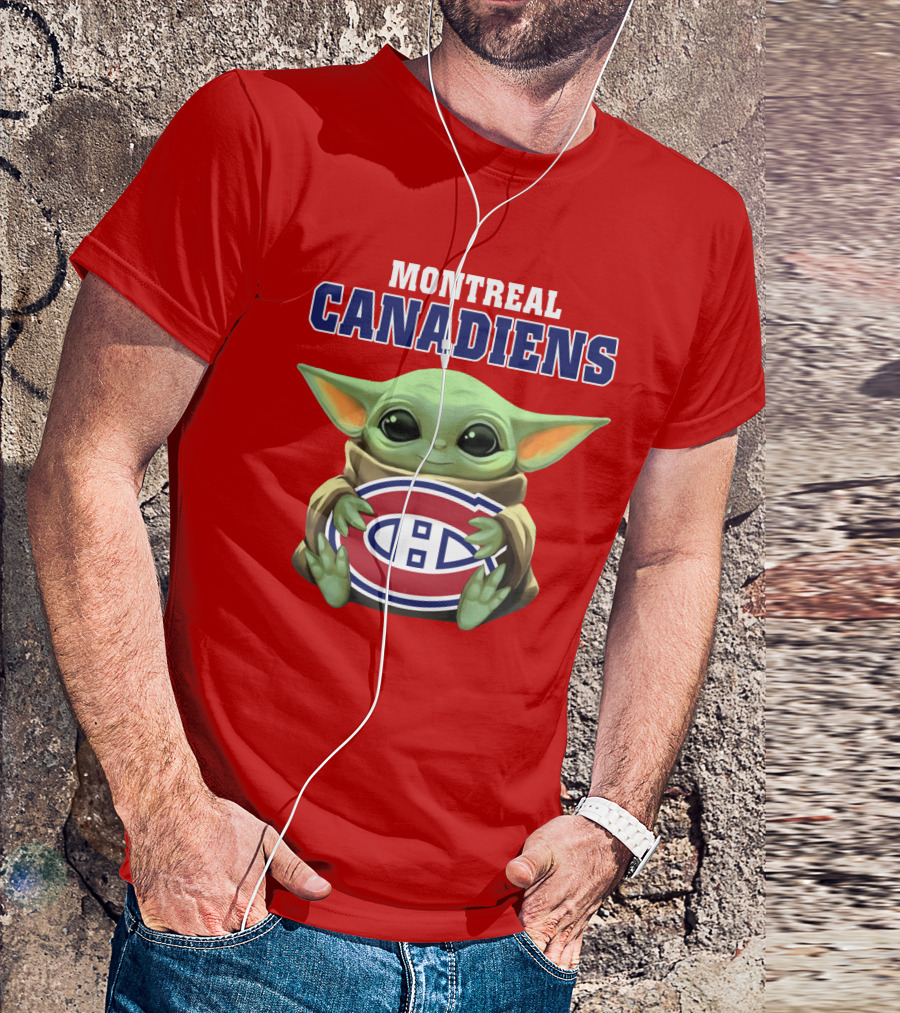 Montreal Canadiens Baby Yoda T-Shirt