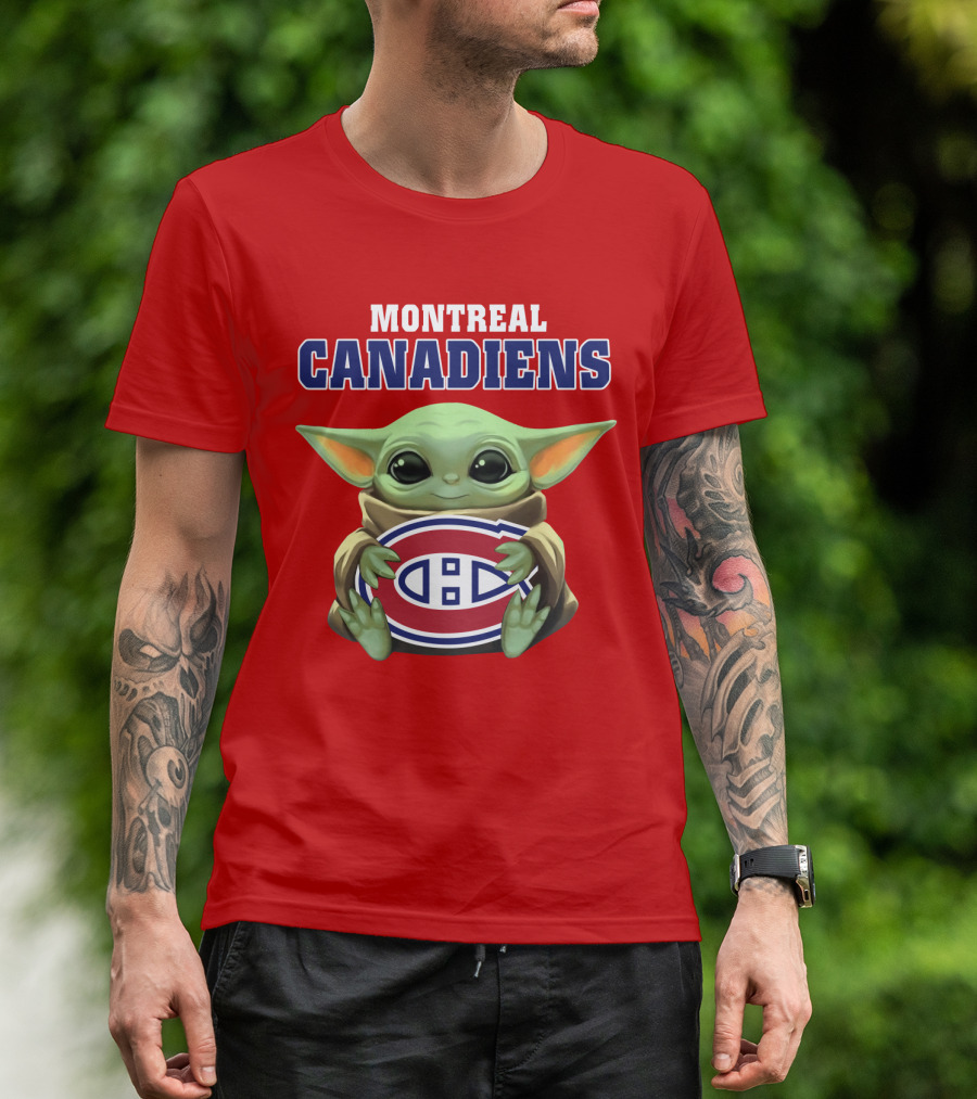 Montreal Canadiens Baby Yoda T-Shirt
