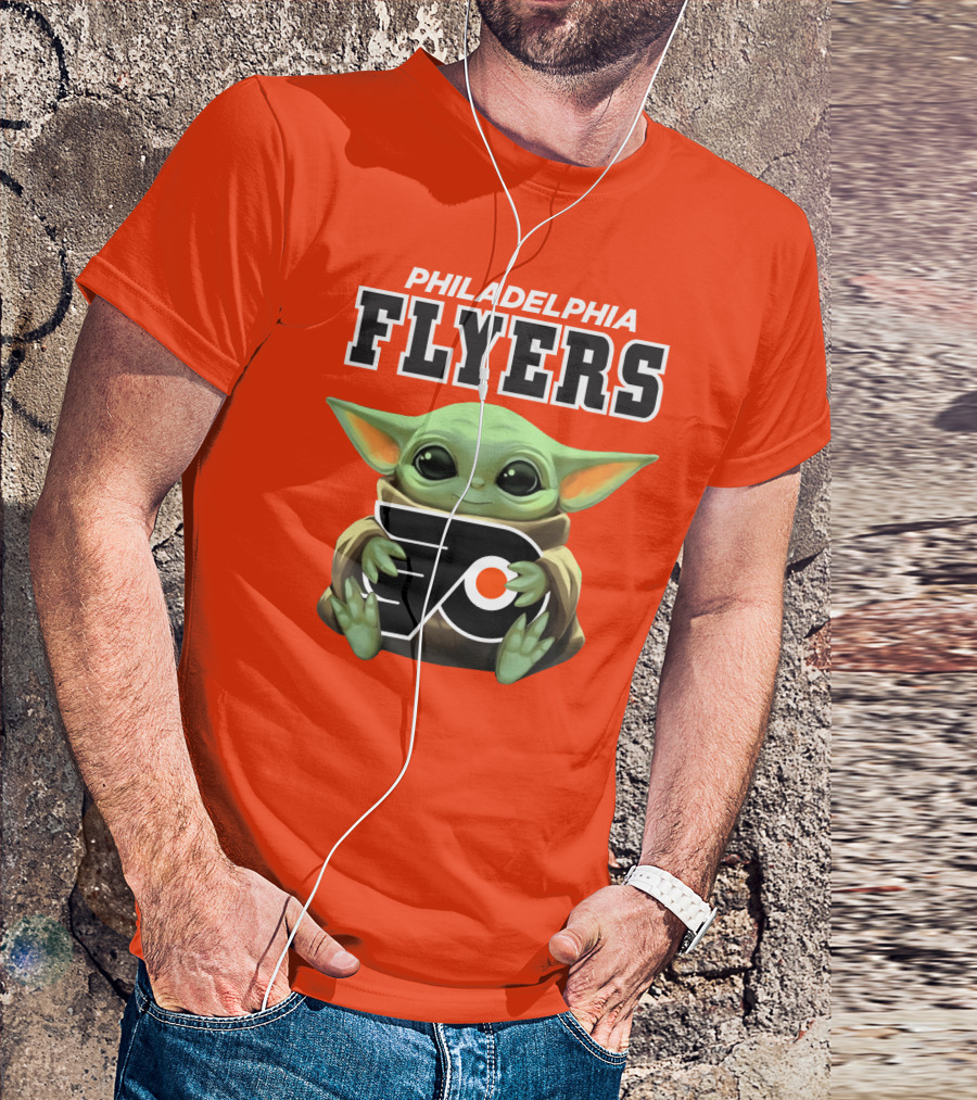 Philadelphia Flyers Baby Yoda T-Shirt