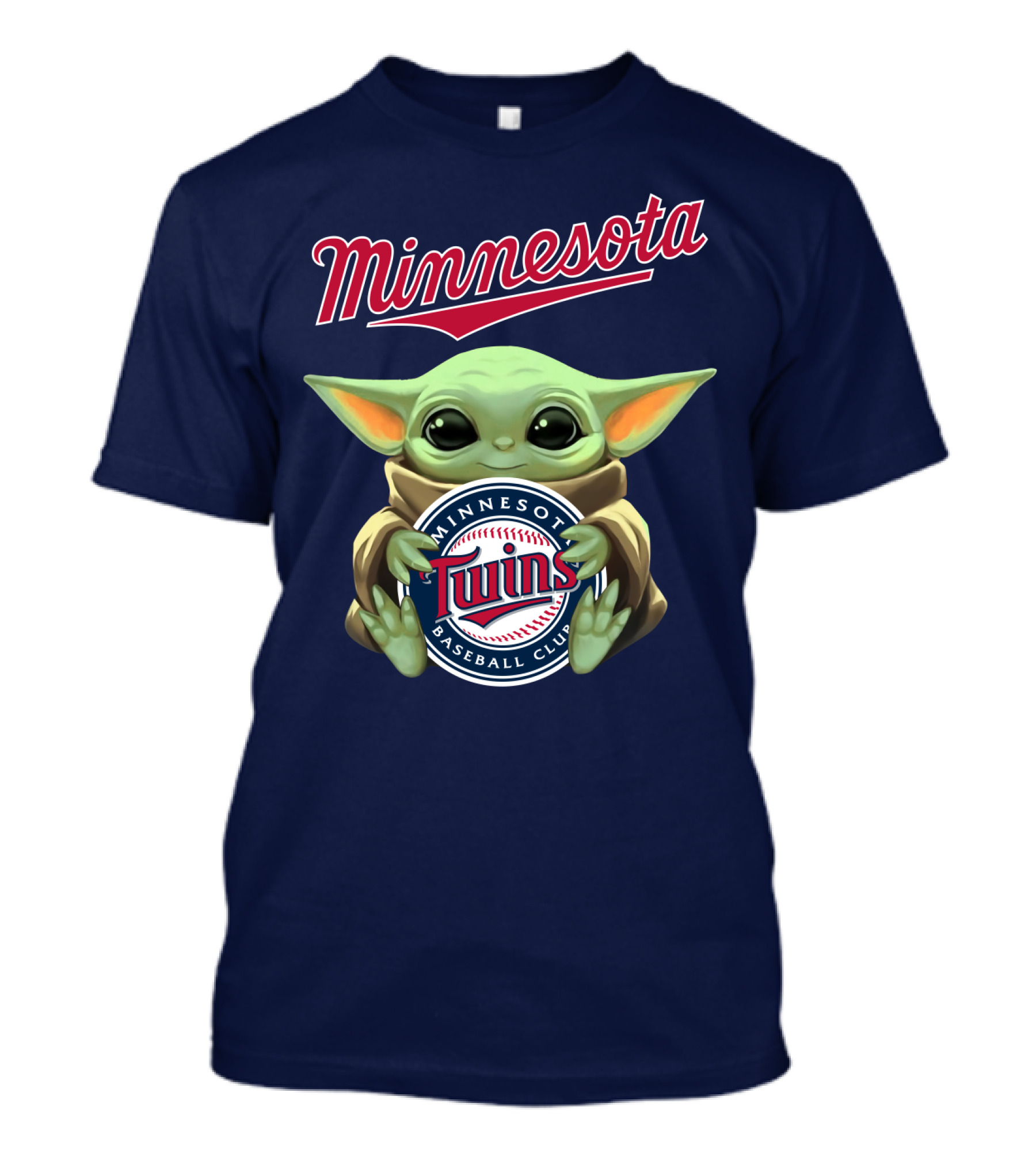 Minnesota Twins Baby Yoda Minnesota Baseball Club T-Shirt