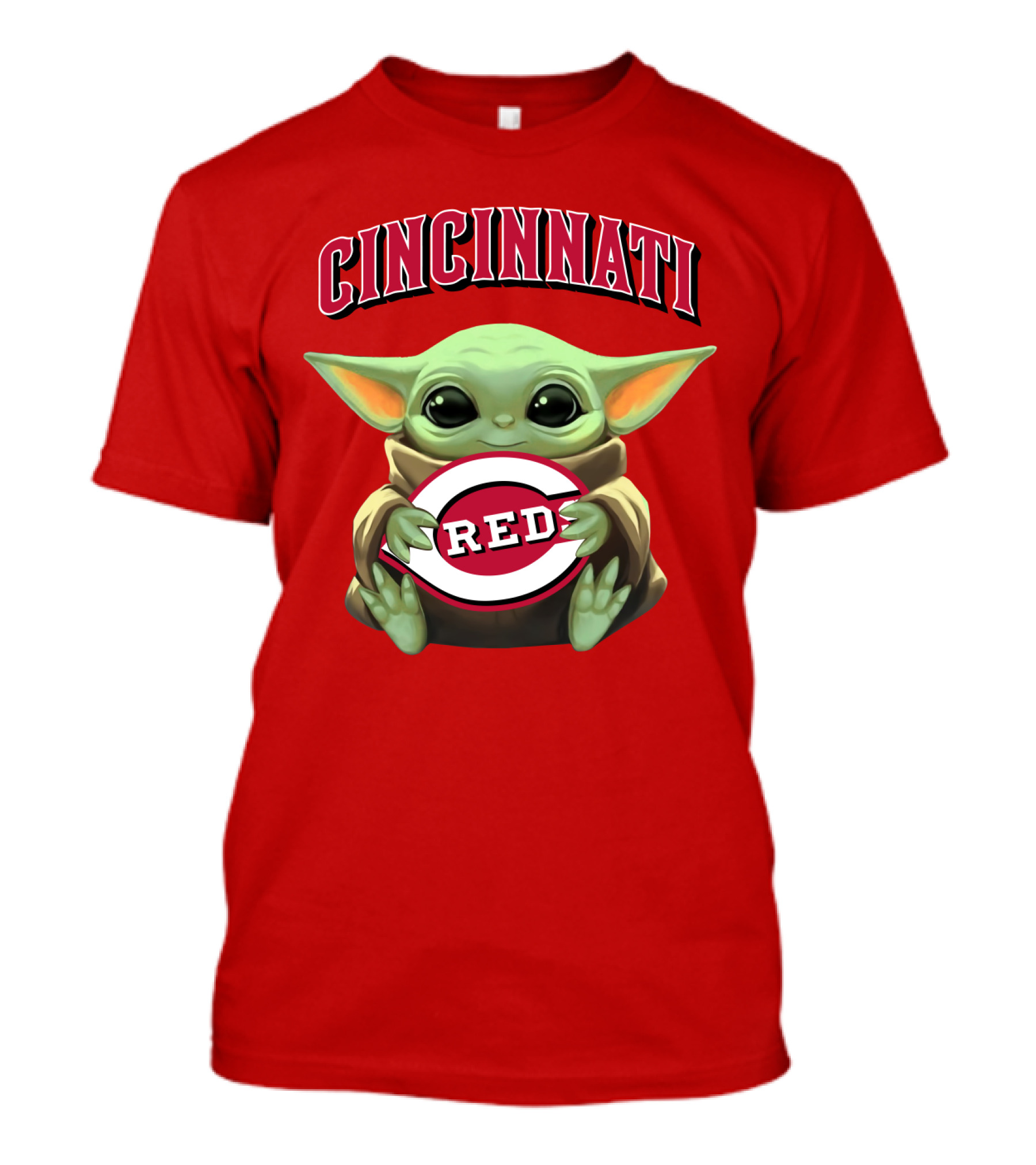 Cincinnati Reds Baby Yoda T-Shirt