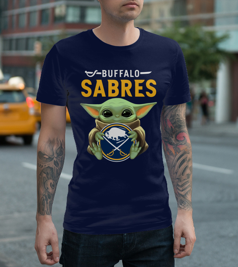 Buffalo Sabres Baby Yoda T-Shirt