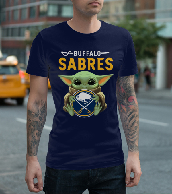 Buffalo Sabres Baby Yoda T-Shirt
