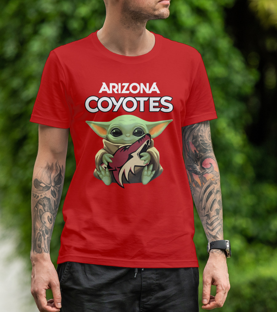 Arizona Coyotes Baby Yoda T-Shirt