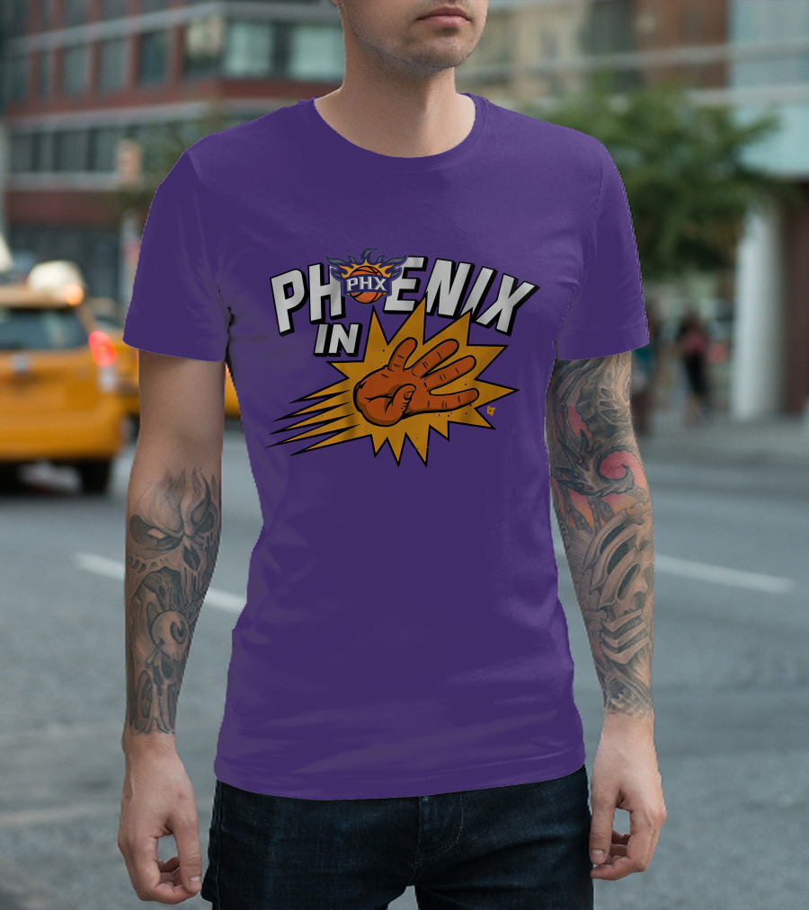 Phoenix In Five PHX Basketball Team Suns Fan T-Shirt