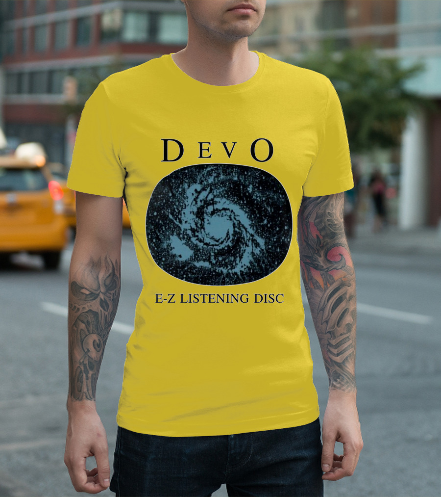 DEVO E-Z Listening Disc Spiral T-Shirt
