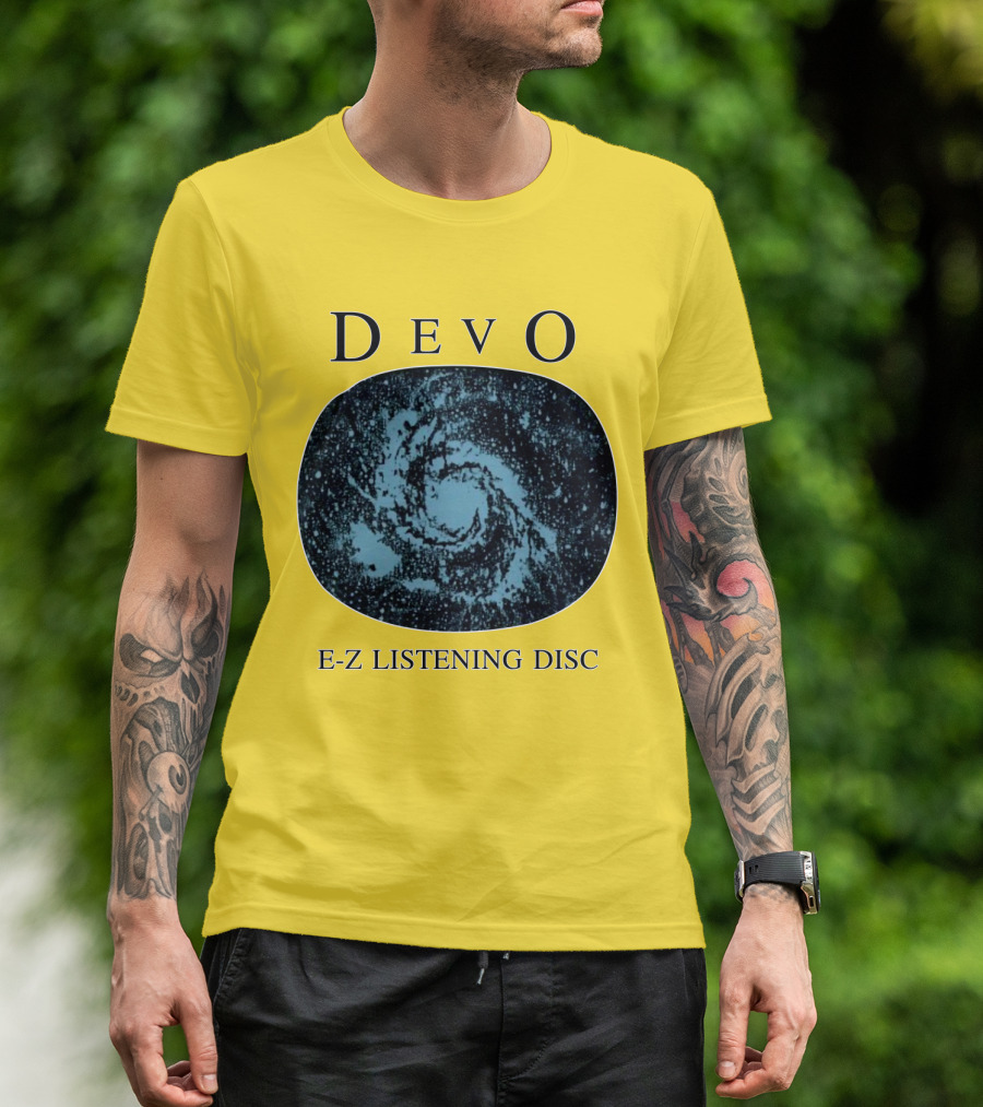 DEVO E-Z Listening Disc Spiral T-Shirt