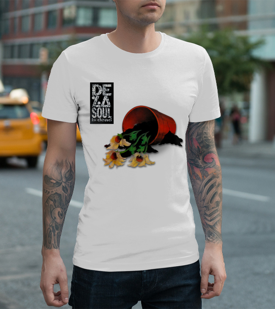 De La Soul Is Dead Flowers Spilling From a Pot T-Shirt
