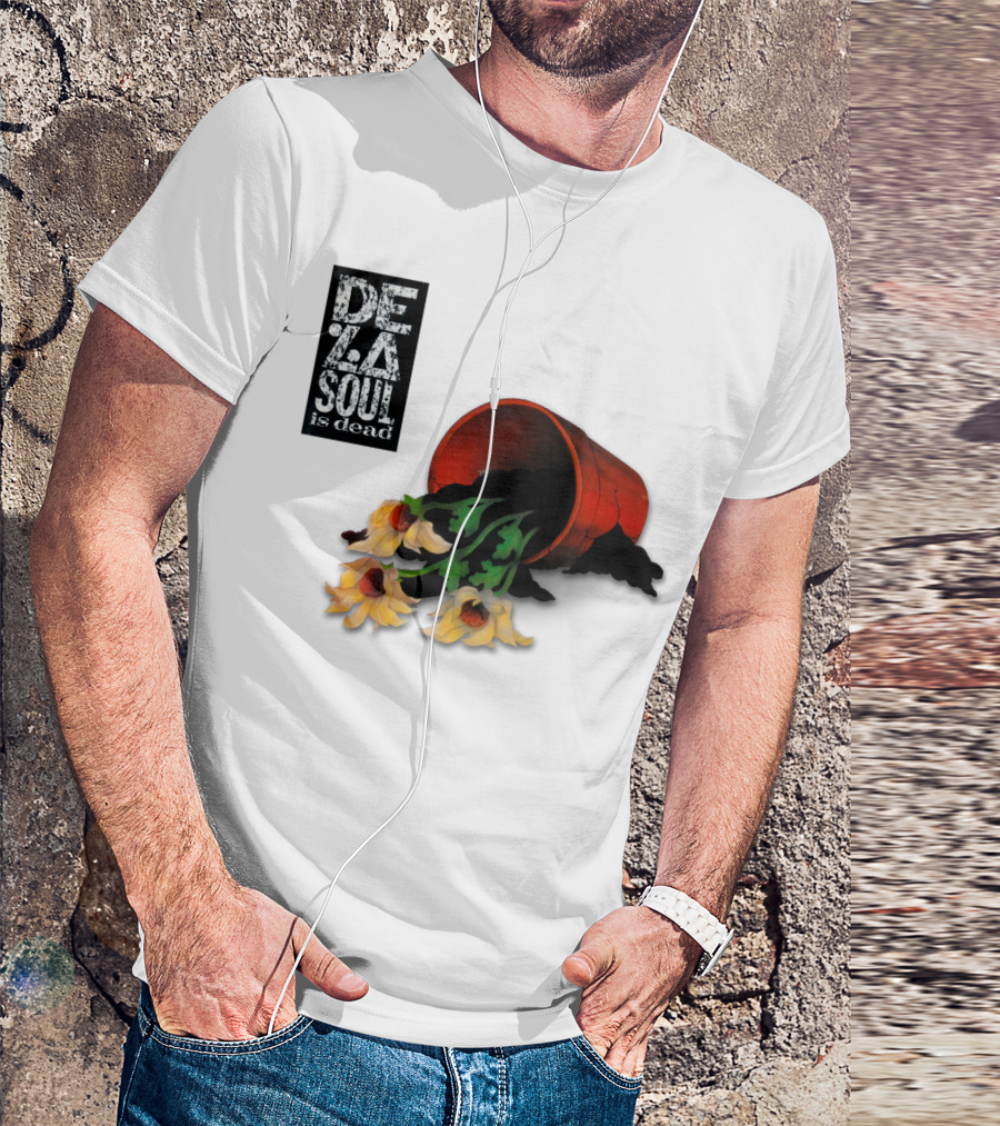 De La Soul Is Dead Flowers Spilling From A Pot T-Shirt