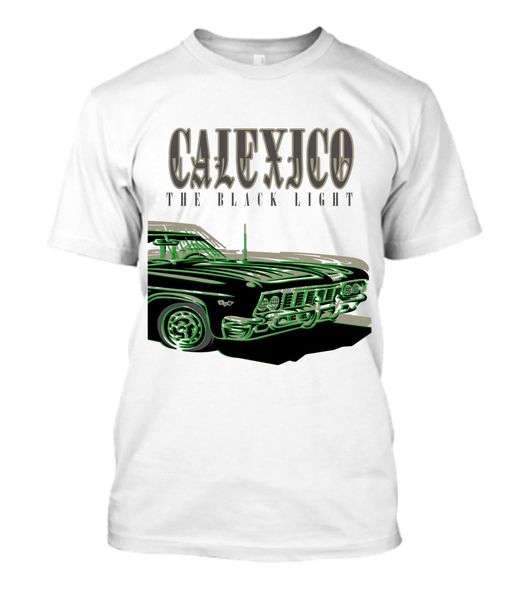 Calexico The Black Light Classic Car T-Shirt