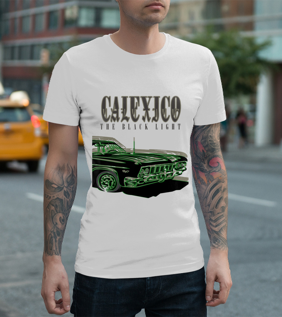 Calexico The Black Light Classic Car T-Shirt