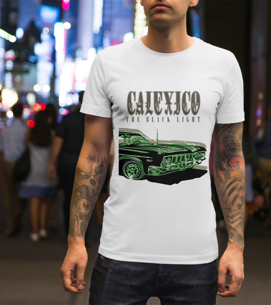 Calexico The Black Light Classic Car T-Shirt