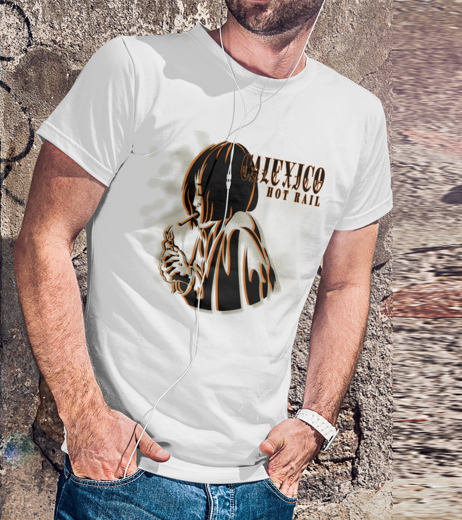 Calexico Hot Rail Smoking Figure T-Shirt