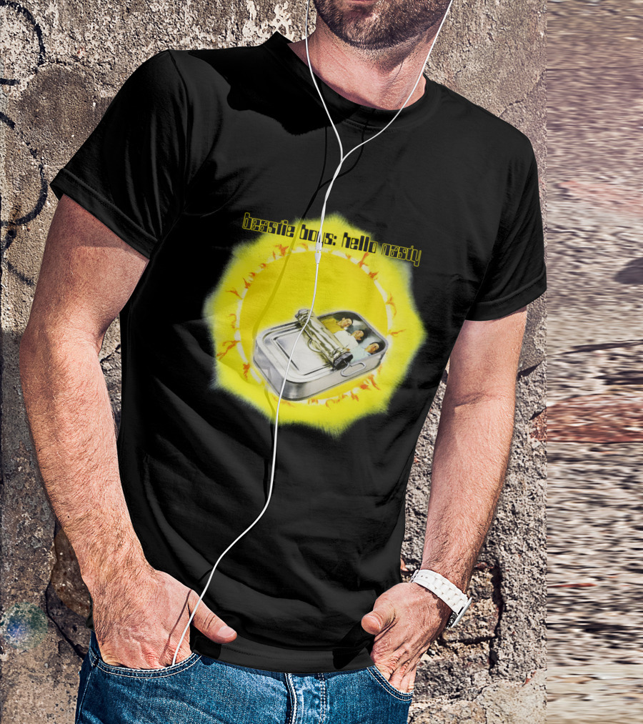 Beastie Boys: Hello Nasty Album Cover Yellow Background T-Shirt