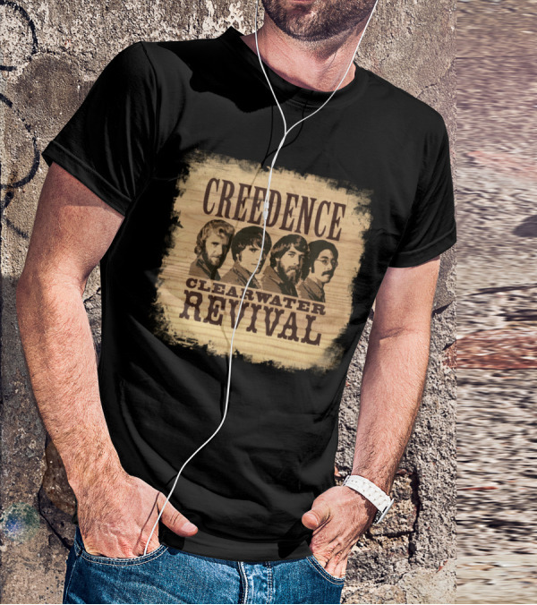 Creedence Clearwater Revival Band Portrait T-Shirt