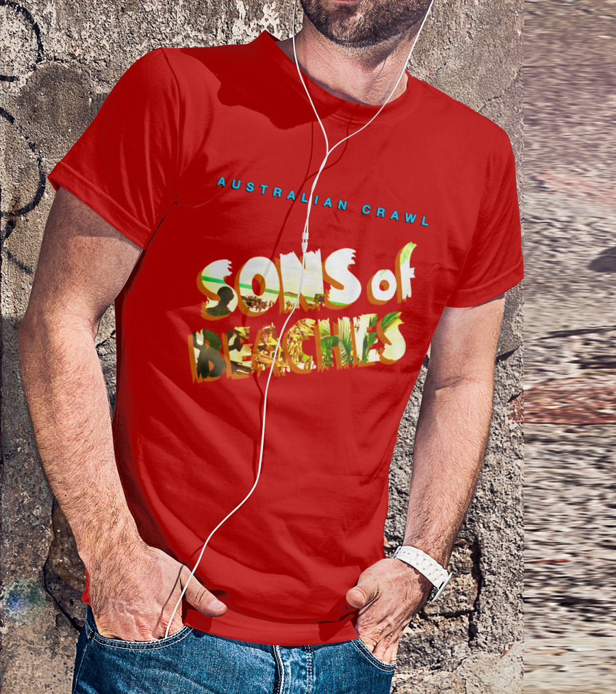 Australian Crawl Sons Of Beaches T-Shirt