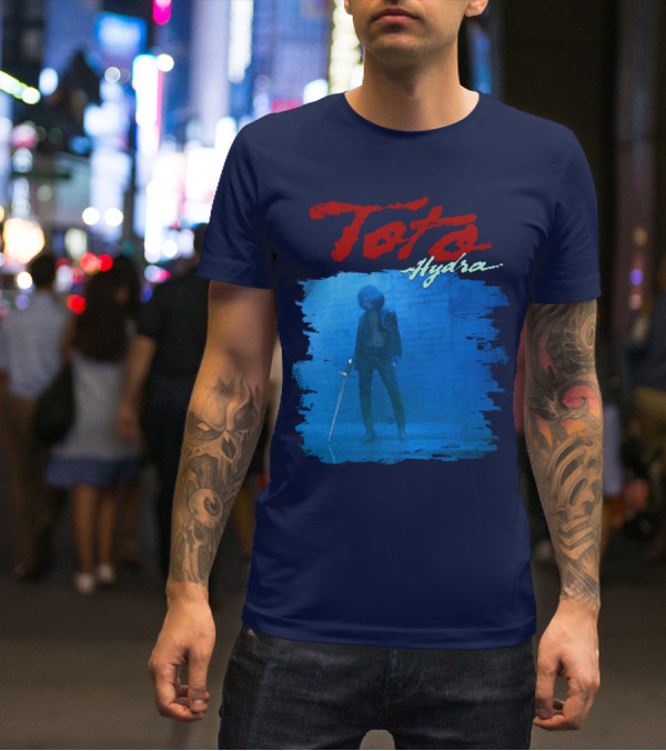 Toto Hydra Sword Figure Blue Square T-Shirt