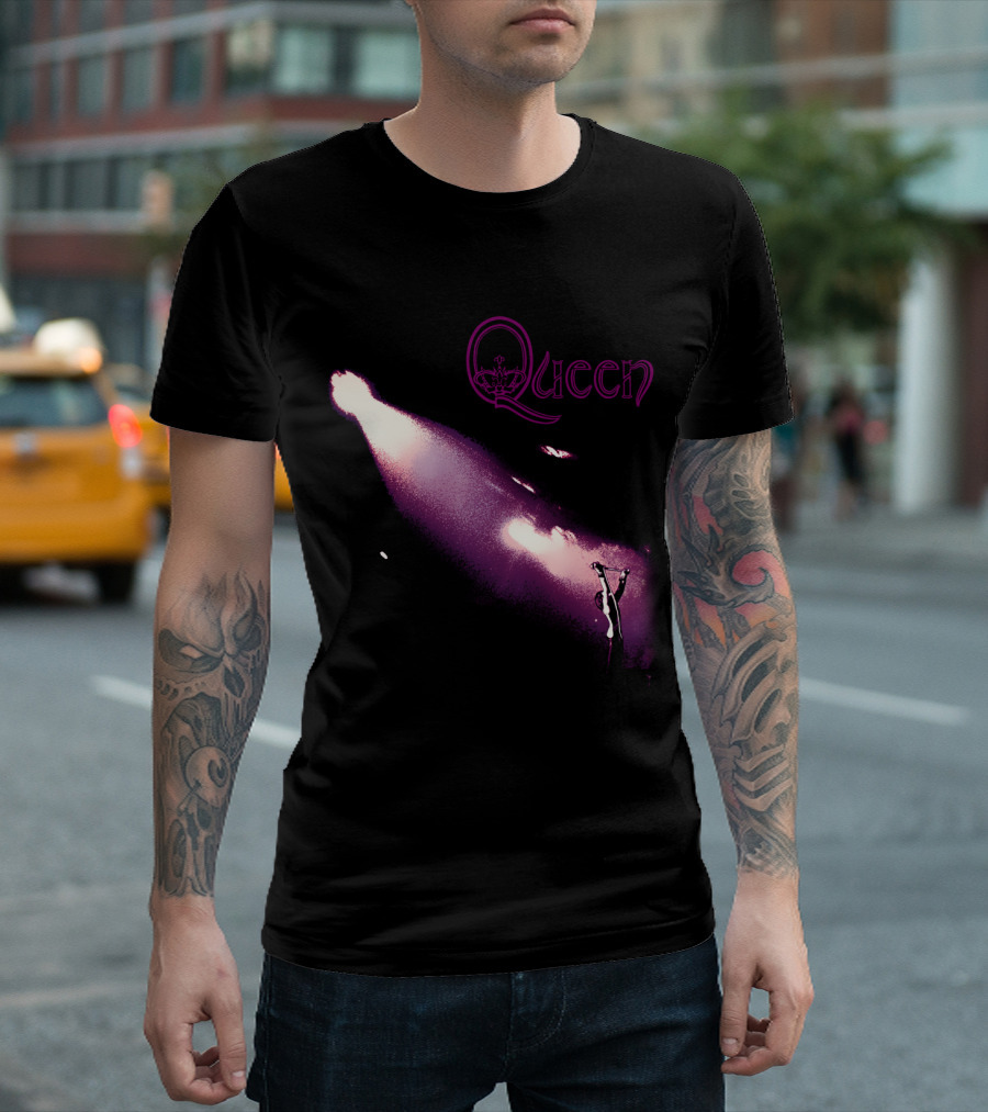 Queen Purple Stage Performance Iconic Band T-Shirt
