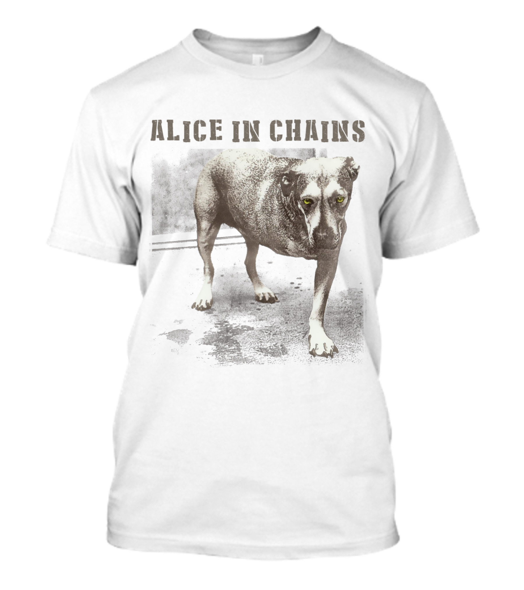 Alice In Chains Dog Image T-Shirt