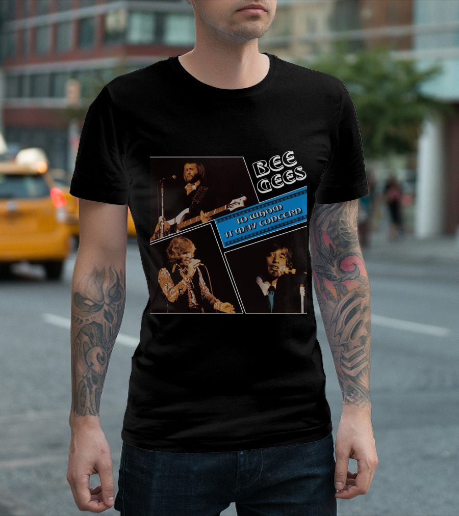 Bee Gees To Whom It May Concern Album Cover T-Shirt