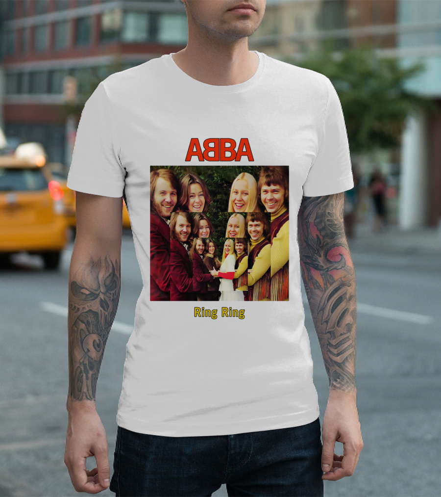 ABBA Ring Ring Album Cover T-Shirt