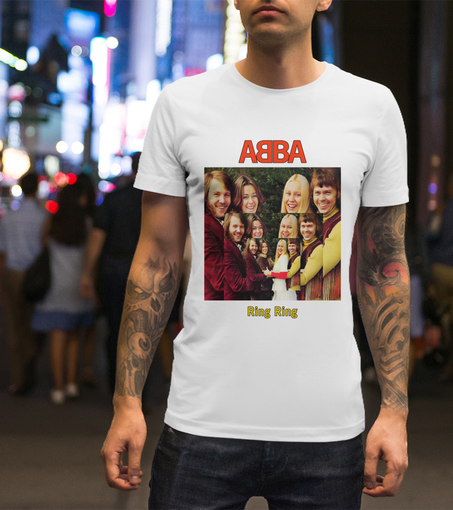 ABBA Ring Ring Album Cover T-Shirt
