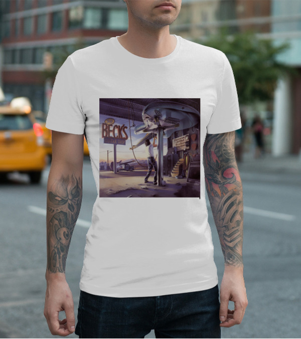 Jeff Beck Guitar Shop Playing On Air Performance Guitar Gig T-Shirt