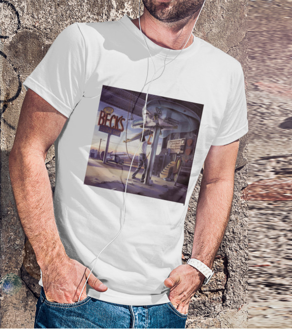 Jeff Beck Guitar Shop Playing On Air Performance Guitar Gig T-Shirt