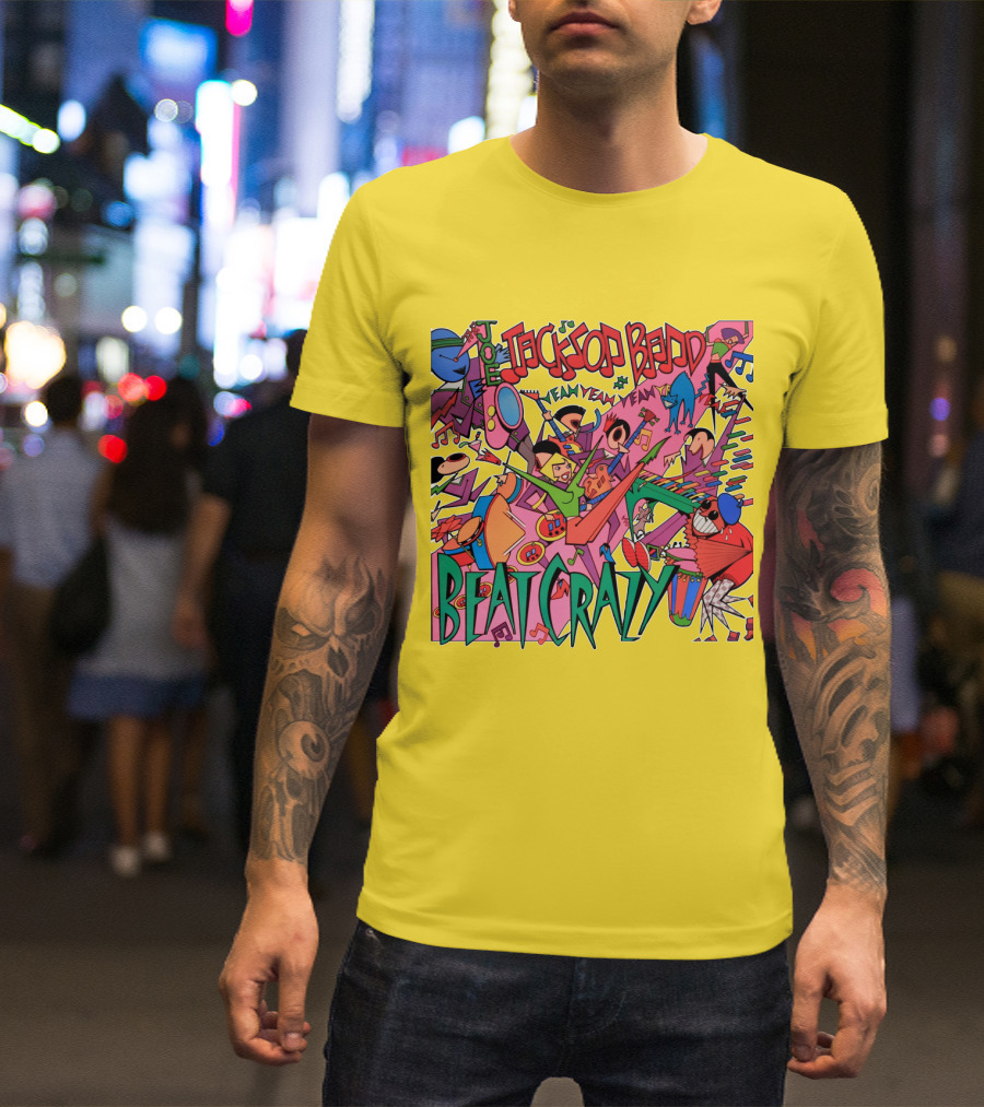 Joe Jackson Band Beat Crazy Colorful Music T-Shirt