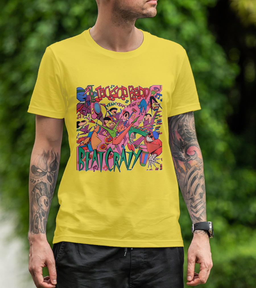 Joe Jackson Band Beat Crazy Colorful Music T-Shirt