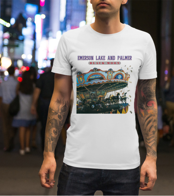Emerson Lake And Palmer Black Moon Carousel T-Shirt