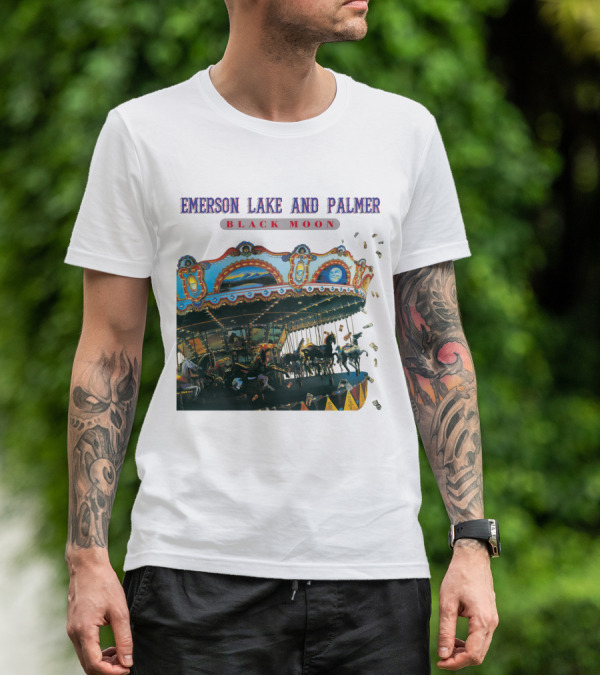 Emerson Lake And Palmer Black Moon Carousel T-Shirt